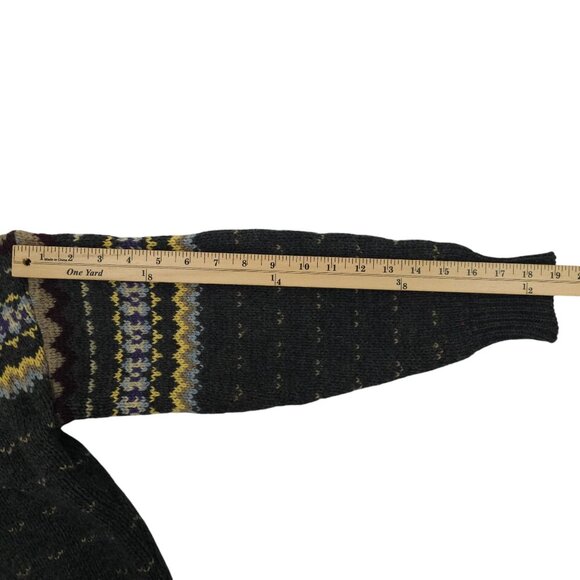 Cambridge Dry Goods Sweater Button Front Womens S Vintage USA Fair Isle Nordic - Picture 6 of 16